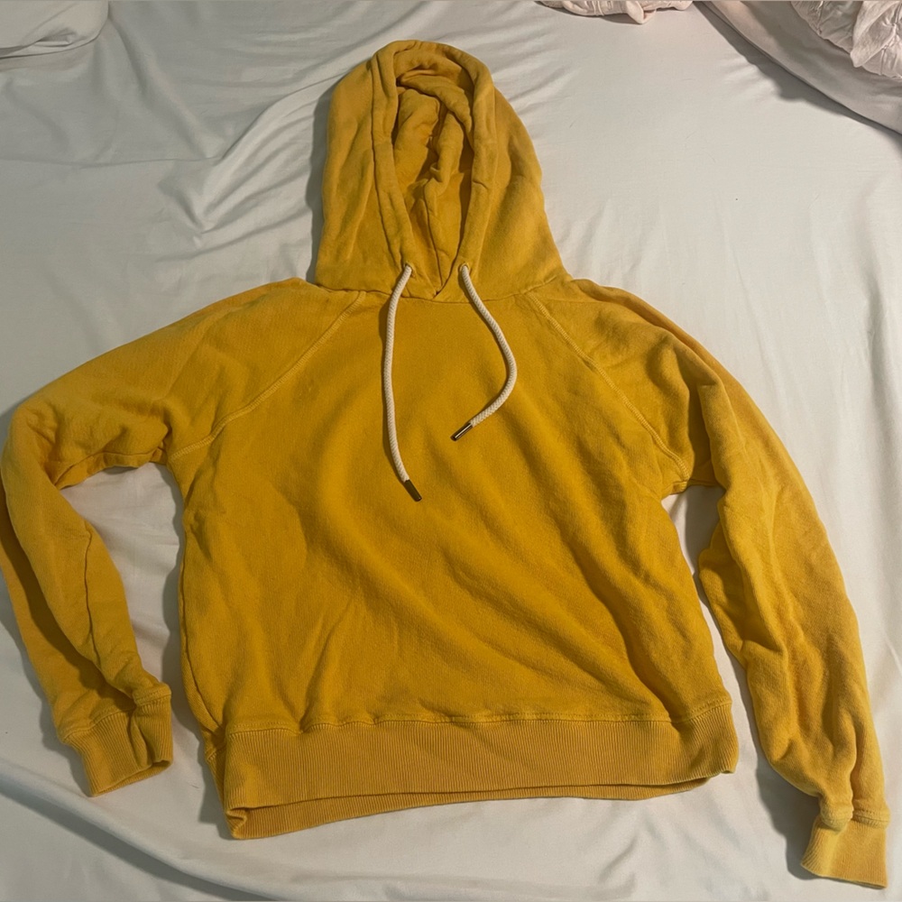 The Great shrunken hoodie, mustard yellow, size 1